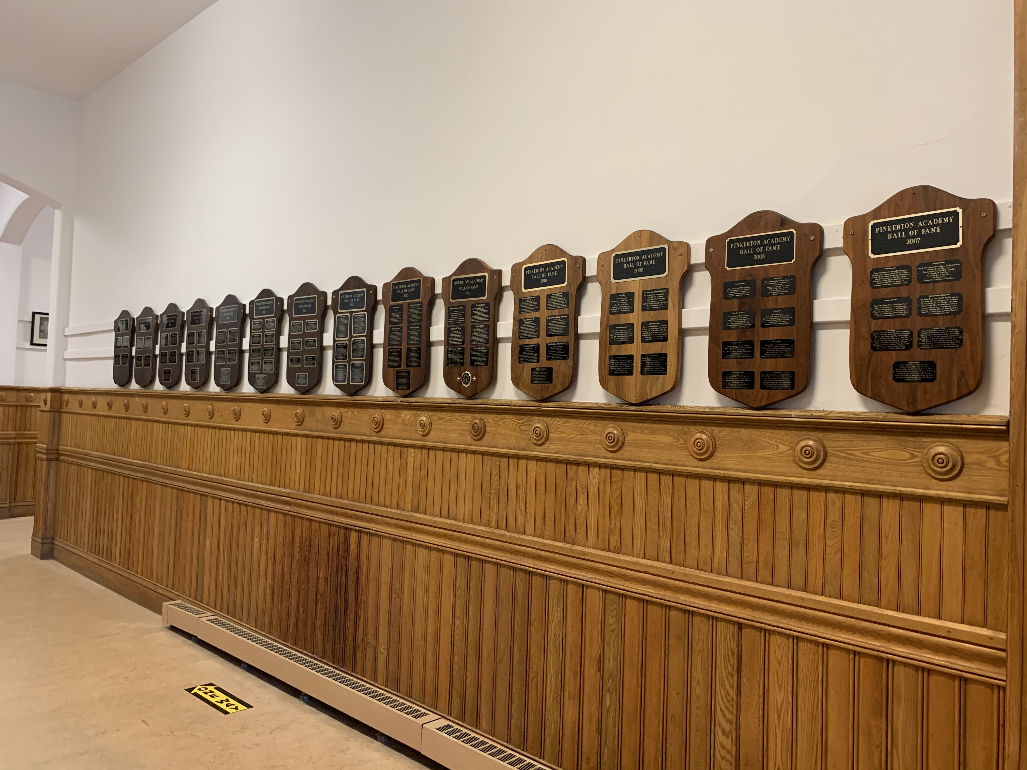 Hall of Fame Display Plaques